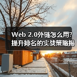 Web 2.0外链怎么用？提升排名的实战策略揭秘