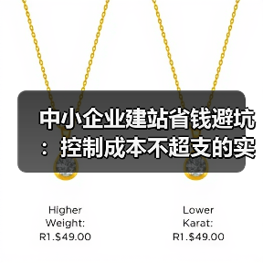 中小企业建站省钱避坑:控制成本不超支的实用指南(图2) 中小企业建站省钱避坑:控制成本不超支的实用指南(图2)