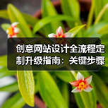 创意网站设计全流程定制升级指南:关键步骤与优化策略(图2) 创意网站设计全流程定制升级指南:关键步骤与优化策略(图2)