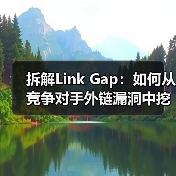 拆解Link Gap:如何从竞争对手外链漏洞中挖掘增长机会(图4) 拆解Link Gap:如何从竞争对手外链漏洞中挖掘增长机会(图4)