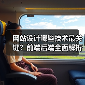 网站设计哪些技术最关键?前端后端全面解析(图1) 网站设计哪些技术最关键?前端后端全面解析(图1)