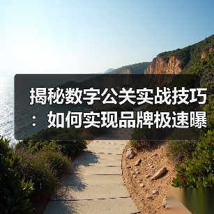 揭秘数字公关实战技巧:如何实现品牌极速曝光(图3) 揭秘数字公关实战技巧:如何实现品牌极速曝光(图3)