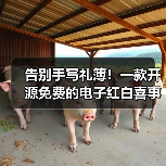 告别手写礼簿！一款开源免费的电子红白喜事礼簿系统！（图4）