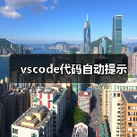 vscode代码自动提示(图2) vscode代码自动提示(图2)
