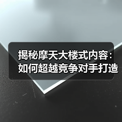 揭秘摩天大楼式内容:如何超越竞争对手打造卓越内容(图1) 揭秘摩天大楼式内容:如何超越竞争对手打造卓越内容(图1)