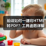 前端如何一键将HTML转PDF?工具函数详解(图1) 前端如何一键将HTML转PDF?工具函数详解(图1)