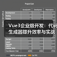 Vue3企业级开发:代码生成器提升效率与实战技巧(图3) Vue3企业级开发:代码生成器提升效率与实战技巧(图3)