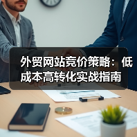 外贸网站竞价策略:低成本高转化实战指南(图2) 外贸网站竞价策略:低成本高转化实战指南(图2)