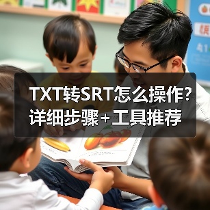 TXT转SRT怎么操作?详细步骤+工具推荐(图1) TXT转SRT怎么操作?详细步骤+工具推荐(图1)