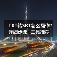 TXT转SRT怎么操作?详细步骤+工具推荐(图3) TXT转SRT怎么操作?详细步骤+工具推荐(图3)