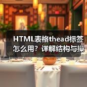 HTML表格thead标签怎么用?详解结构与操作技巧(图2) HTML表格thead标签怎么用?详解结构与操作技巧(图2)