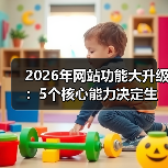 2026年网站功能大升级:5个核心能力决定生死(图3) 2026年网站功能大升级:5个核心能力决定生死(图3)