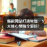 爆款网站打造秘籍:5大核心策略全解析!(图2) 爆款网站打造秘籍:5大核心策略全解析!(图2)