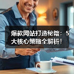 爆款网站打造秘籍:5大核心策略全解析!(图4) 爆款网站打造秘籍:5大核心策略全解析!(图4)