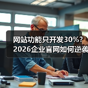 网站功能只开发30%?2026企业官网如何逆袭赚钱(图4) 网站功能只开发30%?2026企业官网如何逆袭赚钱(图4)