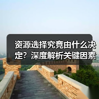 资源选择究竟由什么决定?深度解析关键因素(图1) 资源选择究竟由什么决定?深度解析关键因素(图1)