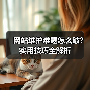 网站维护难题怎么破?实用技巧全解析(图3) 网站维护难题怎么破?实用技巧全解析(图3)