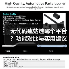 无代码建站选哪个平台？功能对比与实用建议（图2）