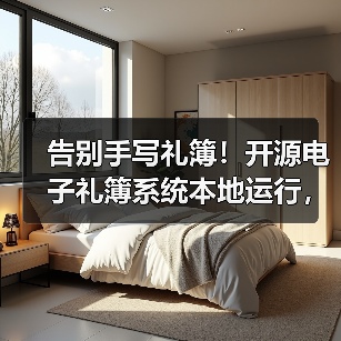告别手写礼簿!开源电子礼簿系统本地运行,红白喜事安全记账(图2) 告别手写礼簿!开源电子礼簿系统本地运行,红白喜事安全记账(图2)