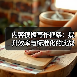 内容模板写作框架：提升效率与标准化的实战指南（图4）