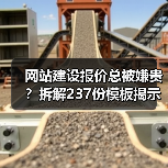 网站建设报价总被嫌贵？拆解237份模板揭示真相（图4）