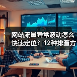 网站流量异常波动怎么快速定位?12种排查方法全解析(图1) 网站流量异常波动怎么快速定位?12种排查方法全解析(图1)
