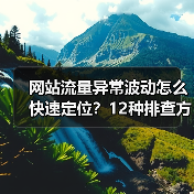 网站流量异常波动怎么快速定位?12种排查方法全解析(图4) 网站流量异常波动怎么快速定位?12种排查方法全解析(图4)