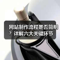 网站制作流程是否简明?详解六大关键环节(图1) 网站制作流程是否简明?详解六大关键环节(图1)