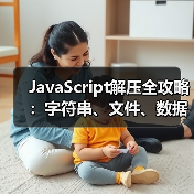 JavaScript解压全攻略:字符串、文件、数据如何高效解压?(图4) JavaScript解压全攻略:字符串、文件、数据如何高效解压?(图4)