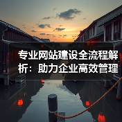 专业网站建设全流程解析:助力企业高效管理(图4) 专业网站建设全流程解析:助力企业高效管理(图4)