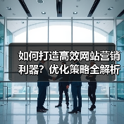 如何打造高效网站营销利器?优化策略全解析(图3) 如何打造高效网站营销利器?优化策略全解析(图3)
