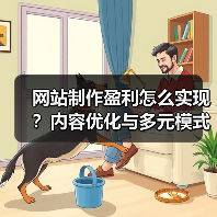 网站制作盈利怎么实现?内容优化与多元模式解析(图2) 网站制作盈利怎么实现?内容优化与多元模式解析(图2)