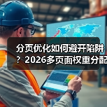 分页优化如何避开陷阱?2026多页面权重分配全攻略(图3) 分页优化如何避开陷阱?2026多页面权重分配全攻略(图3)
