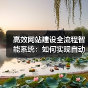 高效网站建设全流程智能系统：如何实现自动化优化？（图3）
