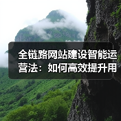 全链路网站建设智能运营法:如何高效提升用户体验?(图3) 全链路网站建设智能运营法:如何高效提升用户体验?(图3)