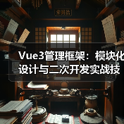Vue3管理框架:模块化设计与二次开发实战技巧(图2) Vue3管理框架:模块化设计与二次开发实战技巧(图2)