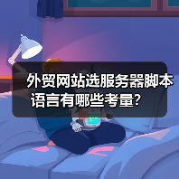 外贸网站选服务器脚本语言有哪些考量?(图1) 外贸网站选服务器脚本语言有哪些考量?(图1)