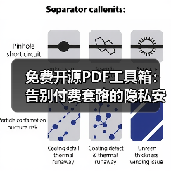 免费开源PDF工具箱：告别付费套路的隐私安全选择