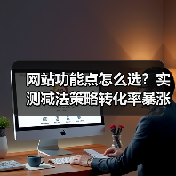 网站功能点怎么选?实测减法策略转化率暴涨187%(图2) 网站功能点怎么选?实测减法策略转化率暴涨187%(图2)