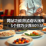网站功能测试避坑指南:5个技巧少踩80%坑(图3) 网站功能测试避坑指南:5个技巧少踩80%坑(图3)