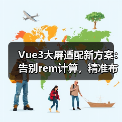 Vue3大屏适配新方案：告别rem计算，精准布局更省心（图3）