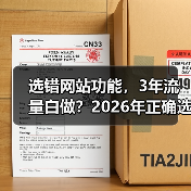 选错网站功能,3年流量白做?2026年正确选择指南(图3) 选错网站功能,3年流量白做?2026年正确选择指南(图3)