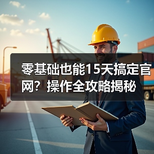 零基础也能15天搞定官网?操作全攻略揭秘(图3) 零基础也能15天搞定官网?操作全攻略揭秘(图3)