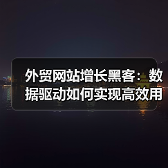 外贸网站增长黑客:数据驱动如何实现高效用户转化与流量增长?(图3) 外贸网站增长黑客:数据驱动如何实现高效用户转化与流量增长?(图3)