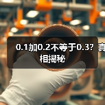 0.1加0.2不等于0.3?真相揭秘(图1) 0.1加0.2不等于0.3?真相揭秘(图1)