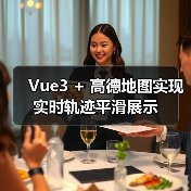 Vue3 + 高德地图实现实时轨迹平滑展示(图1) Vue3 + 高德地图实现实时轨迹平滑展示(图1)