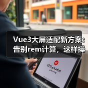 Vue3大屏适配新方案：告别rem计算，这样操作超省心（图2）