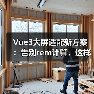 Vue3大屏适配新方案：告别rem计算，这样操作超省心