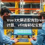 Vue3大屏适配告别rem计算,vfit库轻松实现自动缩放(图2) Vue3大屏适配告别rem计算,vfit库轻松实现自动缩放(图2)