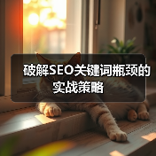 破解SEO关键词瓶颈的实战策略(图1) 破解SEO关键词瓶颈的实战策略(图1)